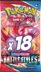 Sword & Shield - Battle Styles Booster Bundle (18 packs)